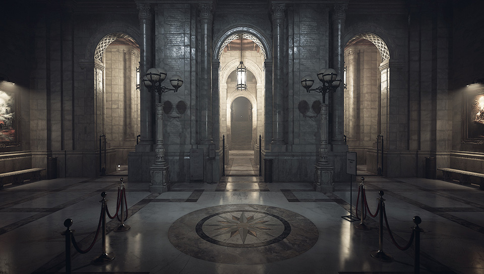 Cold Symmetry Library Interior Art